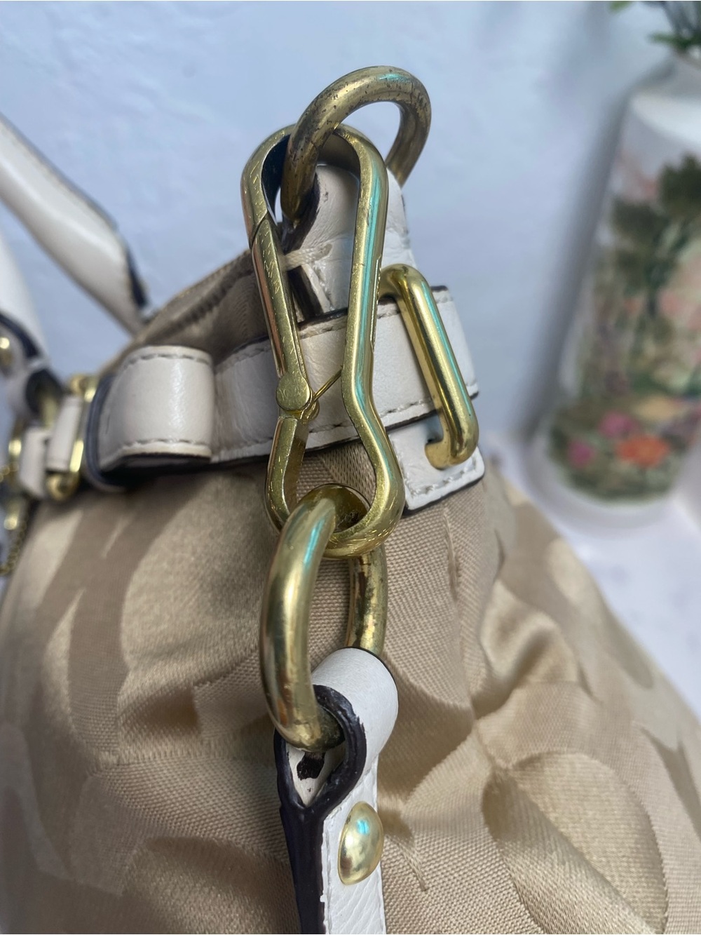 Coach Madison Op Art Sophia Satchel Shoulder Bag Gorgeous!!! - Picture 10 of 14
